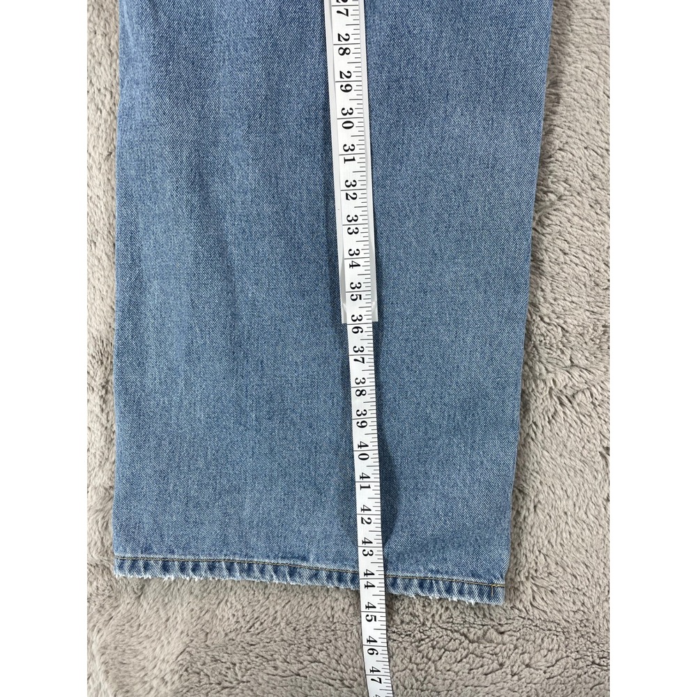 Anthropologie Ética Marley Ultra High Rise Baggy Wide Leg‎ Jeans 29 Denim School - Picture 8 of 9